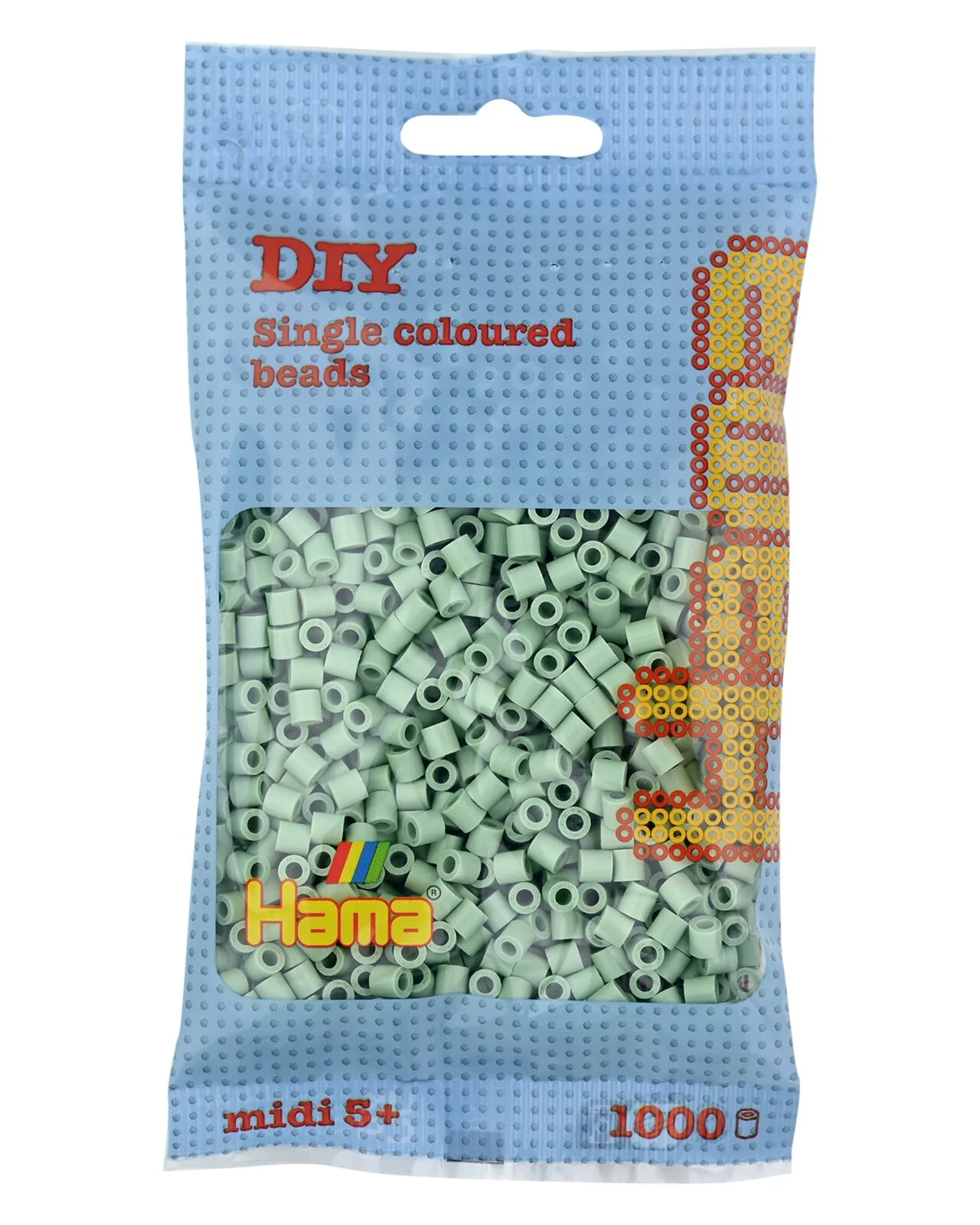 Hama Perles à repasser midi, dans un sachet, vert