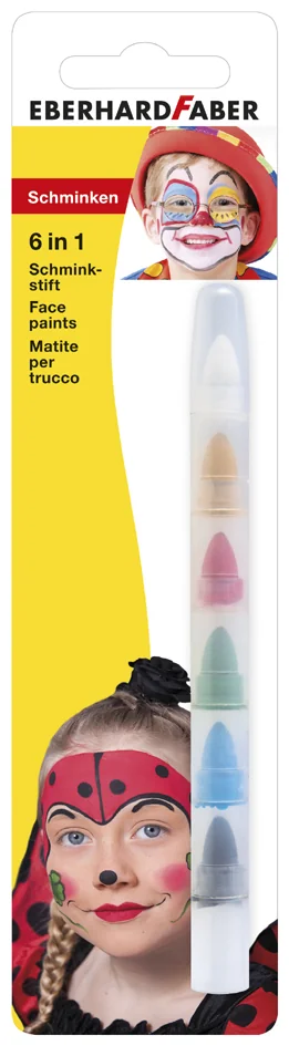 EBERHARD FABER Crayon de maquillage 6 en 1