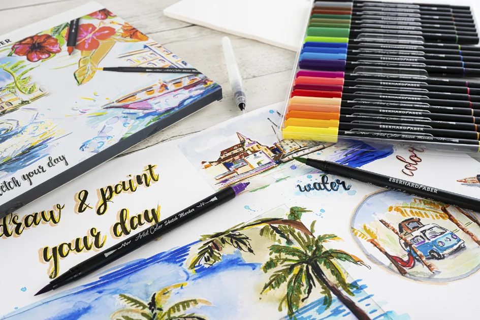 EBERHARD FABER Feutre double Artist Color Dual Brush Pen Grand Paris Fournitures EBERHARD FABER Feutre double Artist Color Dual Brush Pen – Image 4