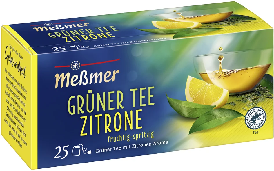 Meßmer Thé vert 'citron', paquet de 25