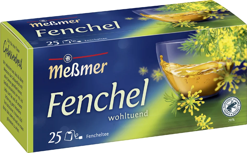 Meßmer Thé 'fenouil', bienfaisant, paquet de 25