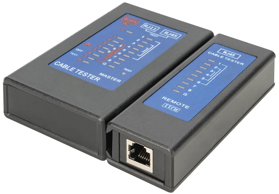 Testeur Rj45 Debit LogiLink Testeur de câbles RJ11, RJ12, RJ45 avec une unité | Grand ...