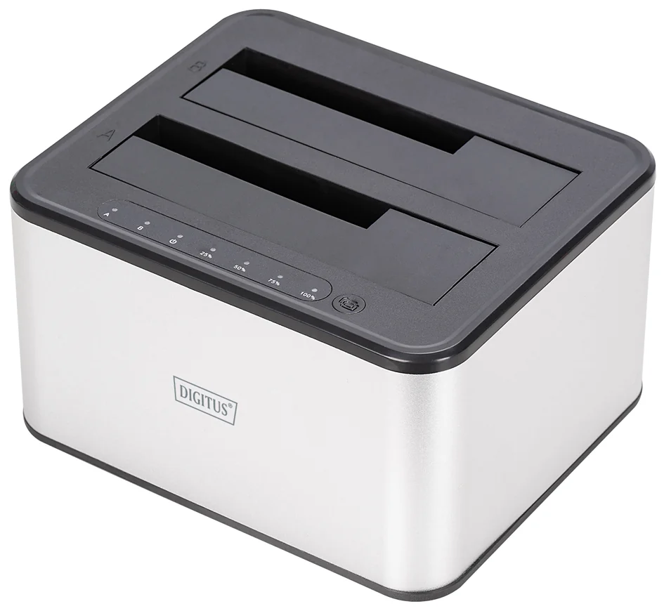 DIGITUS Station d'accueil USB 3.0 Duale SATA HDD 2,5'/3,5'