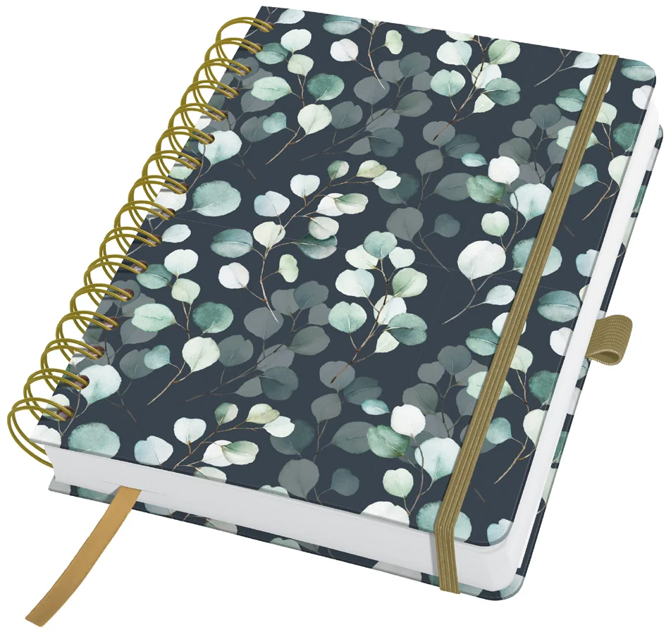 sigel Carnet à spirale Jolie Inspire 'Eucalyptus Night', A5 Grand Paris Fournitures sigel Carnet à spirale Jolie Inspire 'Eucalyptus Night', A5 – Image 3