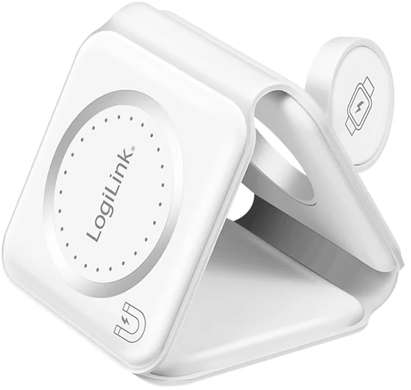 LogiLink Station de charge pour iPhone/Apple Watch/AirPods