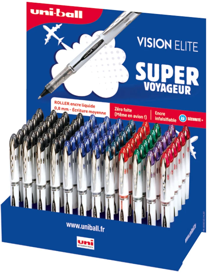 uni-ball Recharge pour stylo roller UBR90, noir