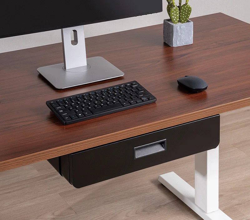 LogiLink Tiroir de bureau sous table, noir