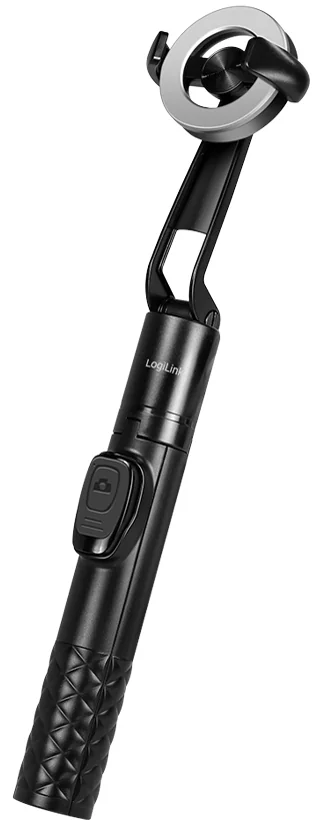 LogiLink Perche à selfie magnétique BT 5.0, bluetooth