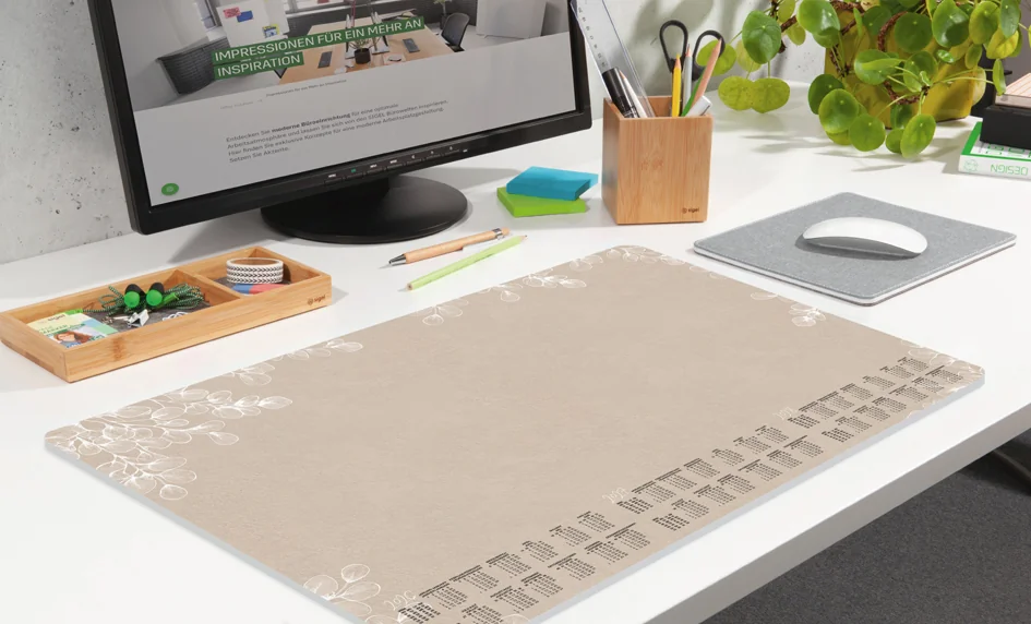 sigel Sous-main bloc papier 'Natural Eucalyptus', 595x410 mm