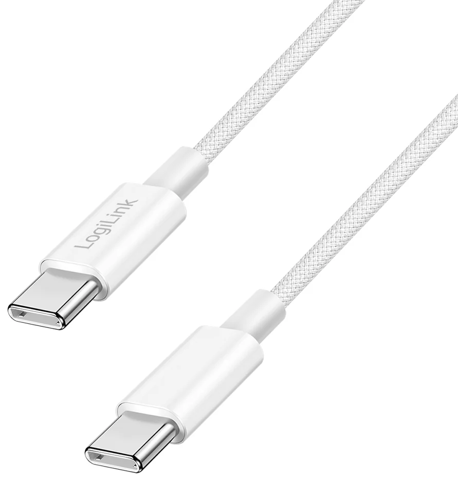 LogiLink Câble USB 2.0, USB-C - USB-C, 0,5 m, rose