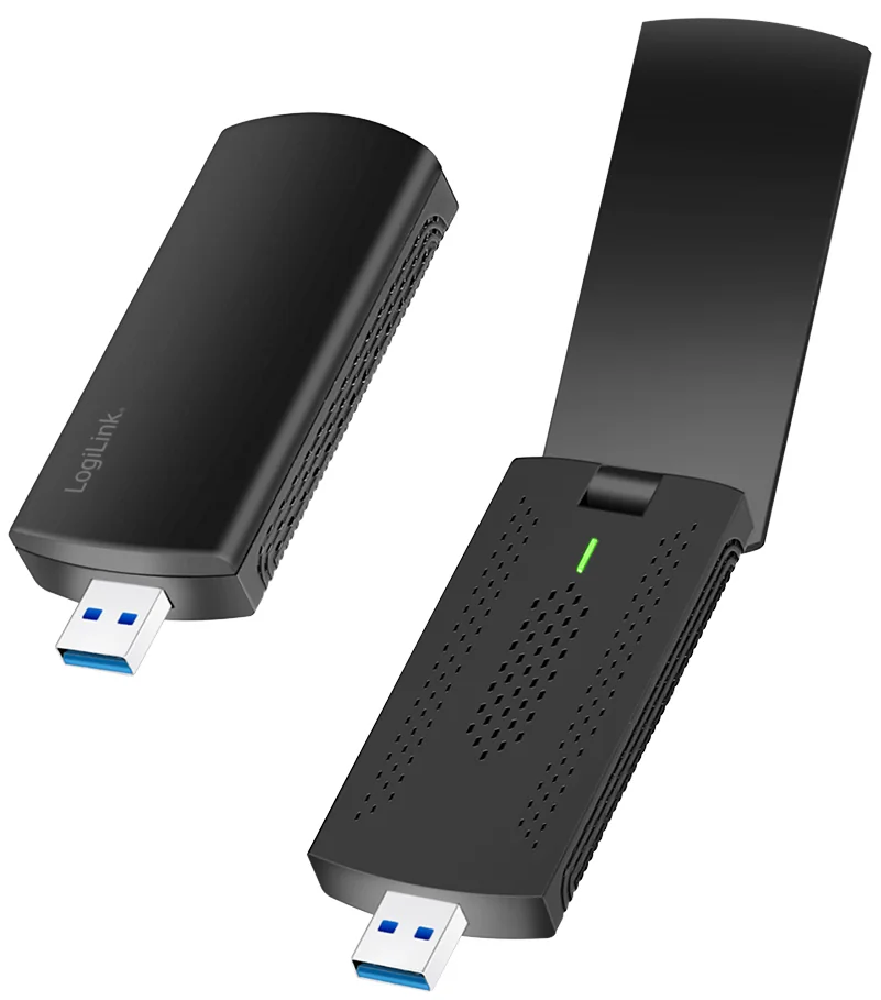 LogiLink Adaptateur WiFi USB 3.0, avec support magnétique