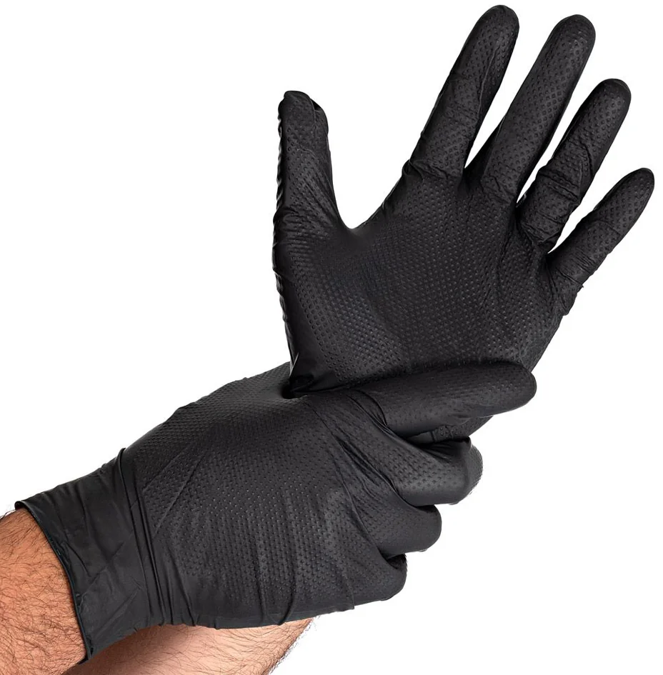 HYGOSTAR Gant en nitrile DIAMOND GRIP, M, orange Grand Paris Fournitures HYGOSTAR Gant en nitrile DIAMOND GRIP, M, orange – Image 3