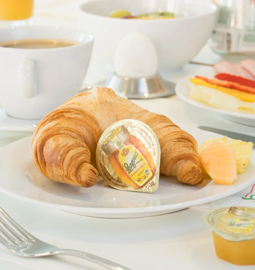 HELLMA Langnese Miel de fleurs liquide, dans un carton