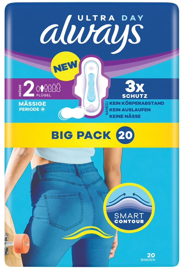 always Serviette hygiénique Ultra Day, Long, BigPack