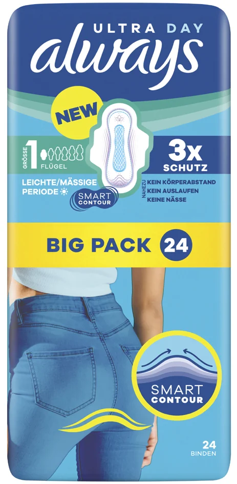 always Serviette hygiénique Ultra Day, Normal, BigPack